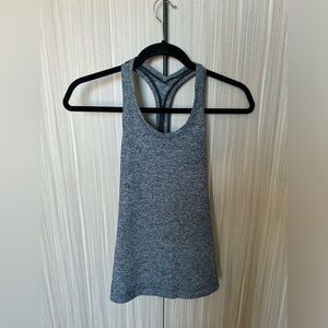 NWOT Lululemon Heather Grey Workout Racerback Tank Top